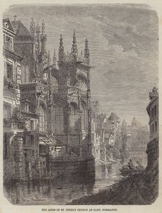 Apsis av St. Peters kirke i Caen, Normandie